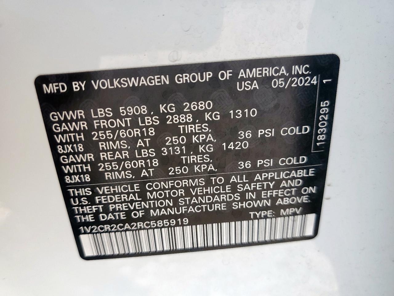 VOLKSWAGEN ATLAS PEAK EDITION SE