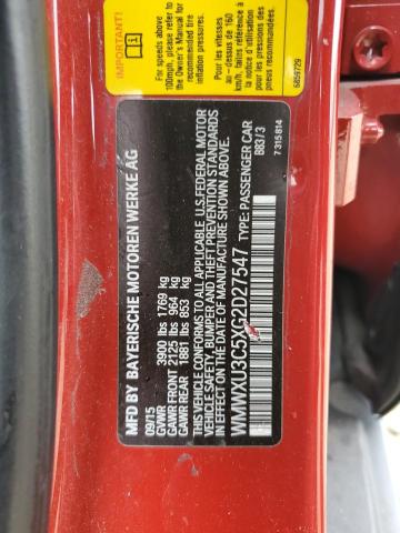 2016 MINI COOPER S WMWXU3C5XG2D27547