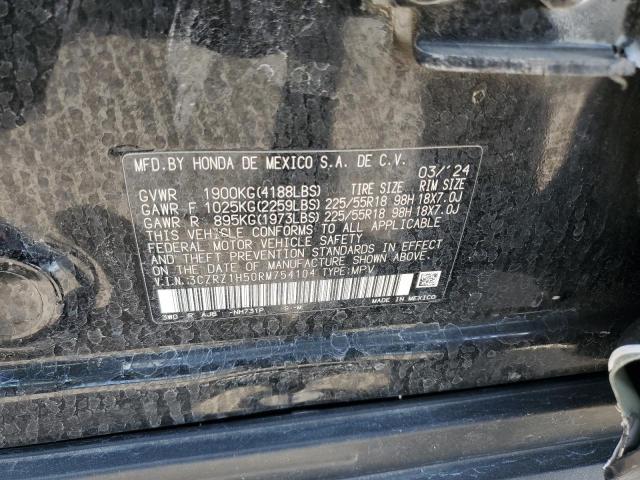 2024 HONDA HR-V SPORT 3CZRZ1H50RM754104