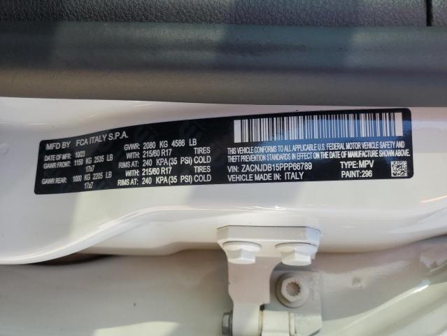 2023 JEEP RENEGADE LATITUDE - ZACNJDB15PPP66789