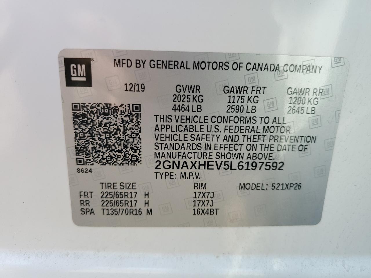 CHEVROLET EQUINOX LS