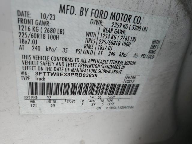 2023 FORD MAVERICK X #3285011959