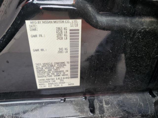 2019 NISSAN ALTIMA S 1N4BL4BV3KC162440