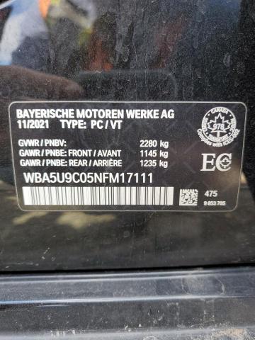 2022 BMW M340XI WBA5U9C05NFM17111