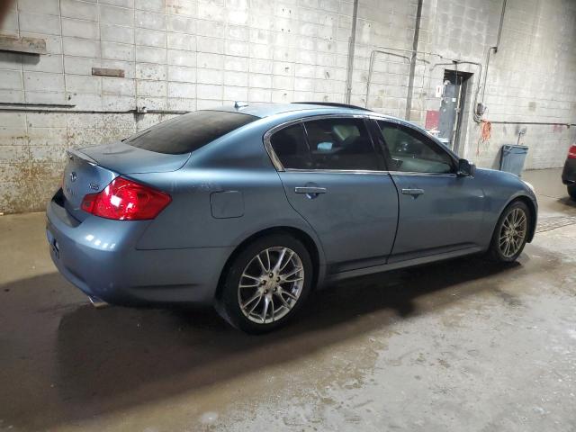 INFINITI G35 2007 blue sedan 4d gas JNKBV61E77M708769 photo #4