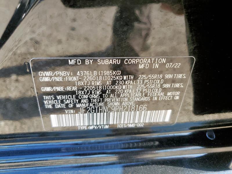 2023 SUBARU CROSSTREK JF2GTHNC9PH218166