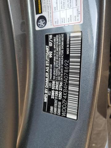 2017 MERCEDES-BENZ E 300 4MAT WDDZF4KB4HA078692