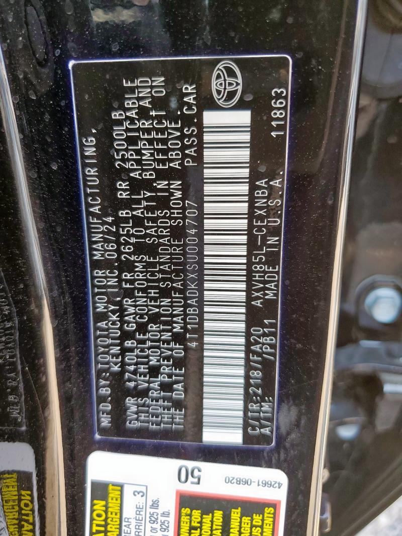 2025 TOYOTA CAMRY XSE #3302635024