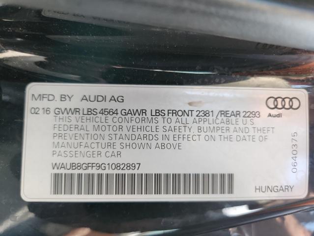 2016 AUDI A3 PREMIUM WAUB8GFF9G1082897