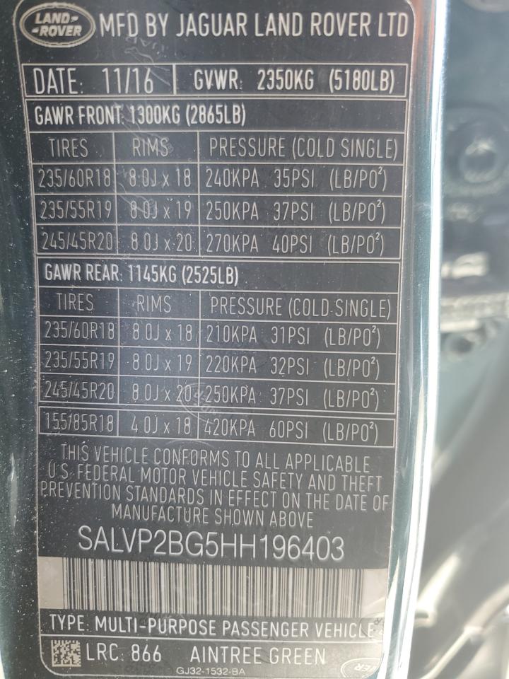 LAND ROVER RANGE ROVER SE