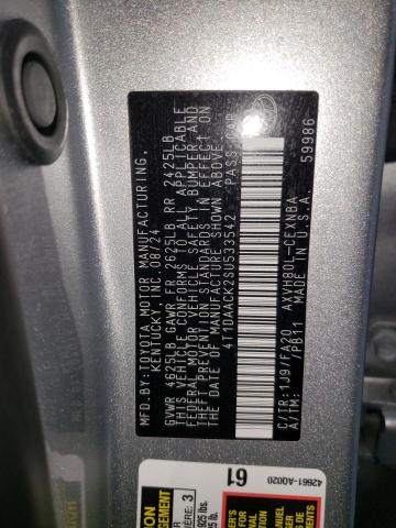 2025 TOYOTA CAMRY XSE 4T1DAACK2SU533542