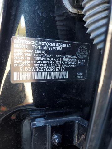 2016 BMW X4 XDRIVE2 5UXXW3C57G0R19718