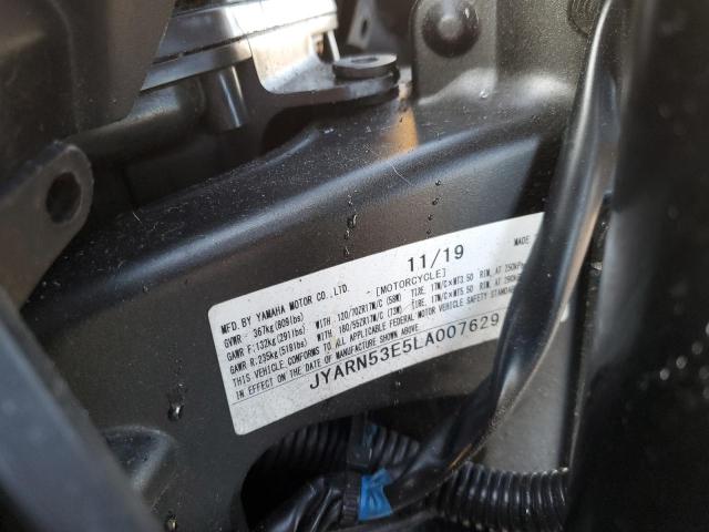 2020 YAMAHA MT09 JYARN53E5LA007629