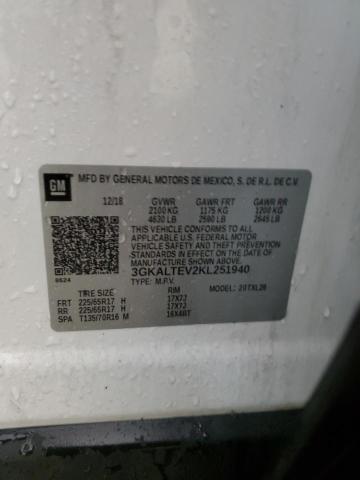 2019 GMC TERRAIN SL 3GKALTEV2KL251940