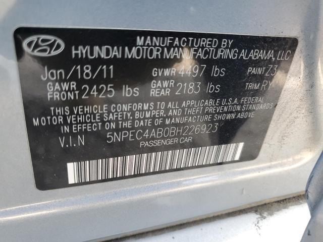 2011 HYUNDAI SONATA SE - 5NPEC4AB0BH226923