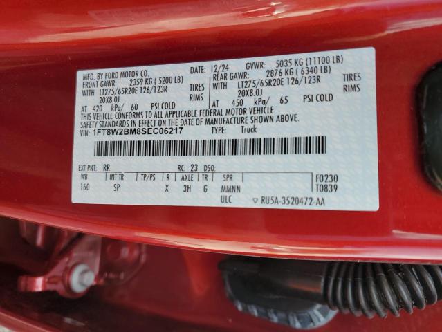 2025 FORD F250 SUPER DUTY - 1FT8W2BM8SEC06217