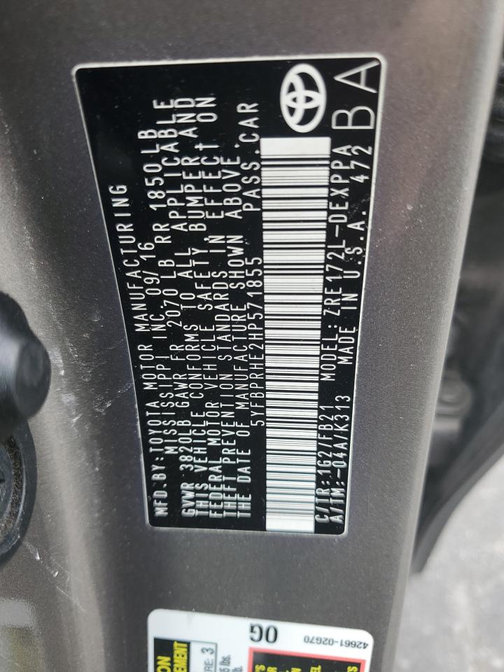 TOYOTA COROLLA LE ECO