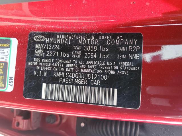 2024 HYUNDAI ELANTRA SEL KMHLS4DG9RU812100