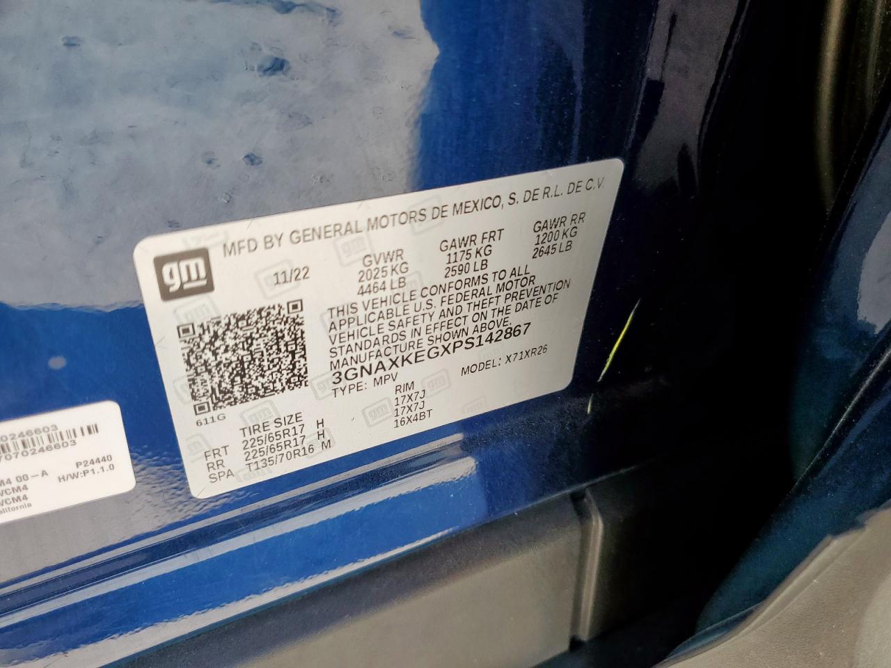 CHEVROLET EQUINOX LT