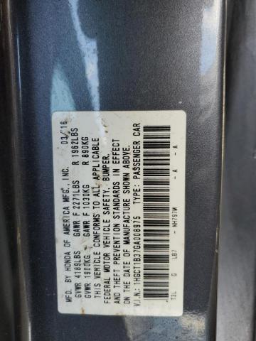 2016 HONDA ACCORD LX- 1HGCT1B37GA008975