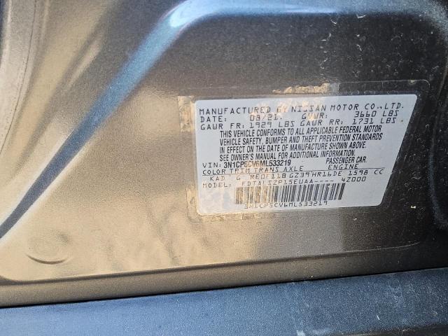 2021 NISSAN KICKS SV 3N1CP5CV6ML533219