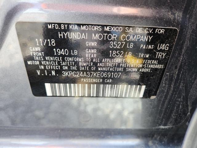 2019 HYUNDAI ACCENT SE 3KPC24A37KE069107