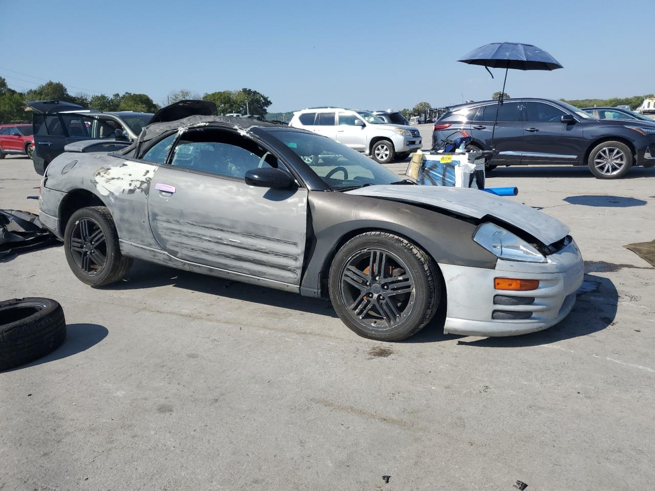 Lot #3279840302 2005 MITSUBISHI ECLIPSE SPYDER GT