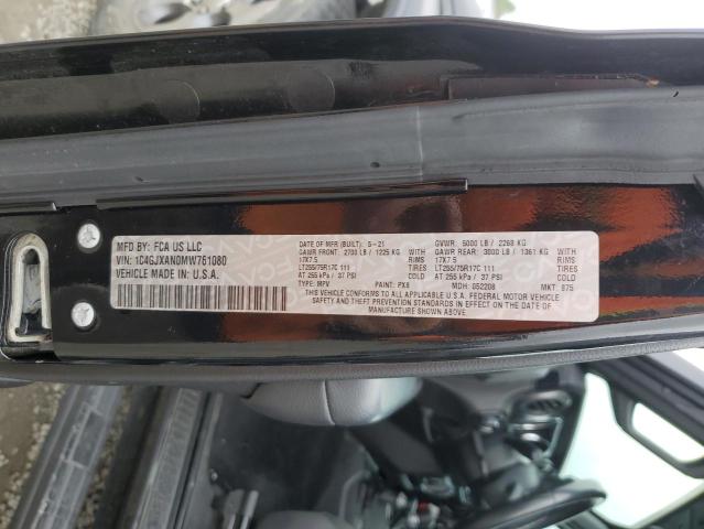 2021 JEEP WRANGLER S 1C4GJXAN0MW761080