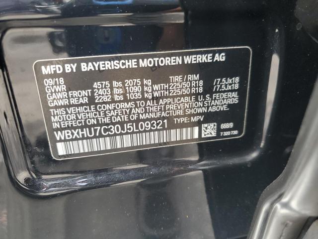 2018 BMW X1 SDRIVE2 WBXHU7C30J5L09321