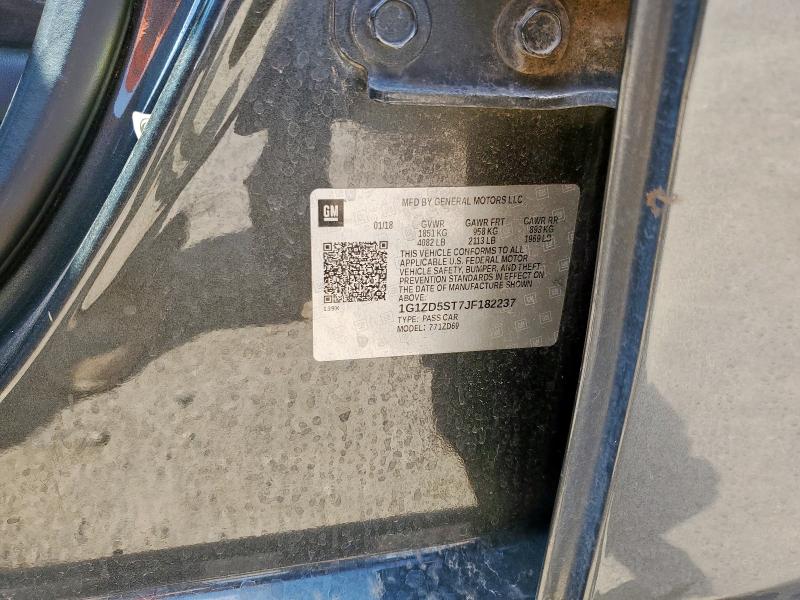 2018 CHEVROLET MALIBU LT 1G1ZD5ST7JF182237