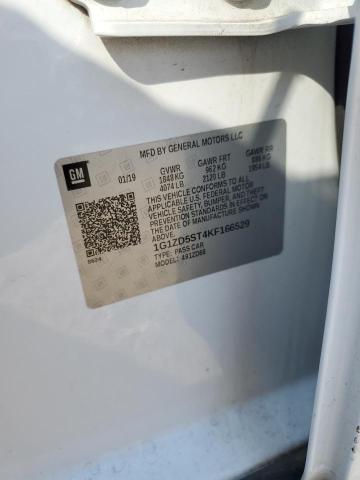 2019 CHEVROLET MALIBU LT 1G1ZD5ST4KF166529
