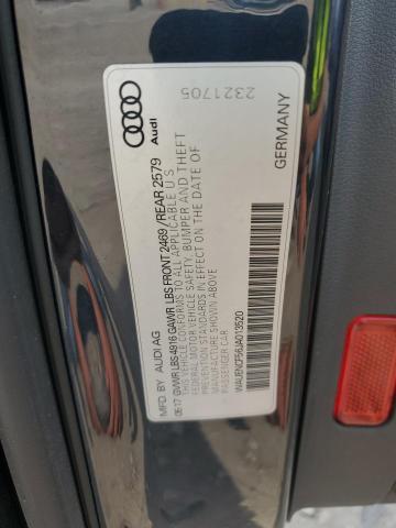 2018 AUDI A5 PREMIUM WAUENCF56JA013520