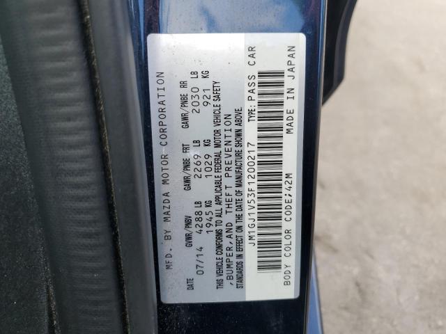 2015 MAZDA 6 TOURING JM1GJ1V53F1200217