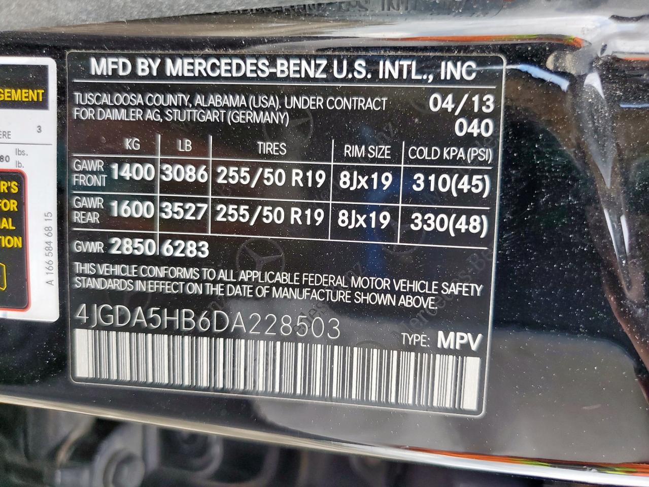 MERCEDES-BENZ M-CLASS 350 4MATIC