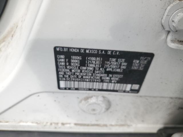 2022 HONDA HR-V LX - 3CZRU6H31NM727840