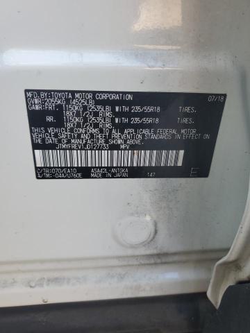 2018 TOYOTA RAV4 LIMITED JTMYFREV1JD127733