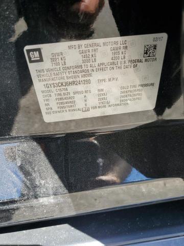 2017 CADILLAC ESCALADE PREMIUM LUXURY 1GYS3CKJ6HR241280