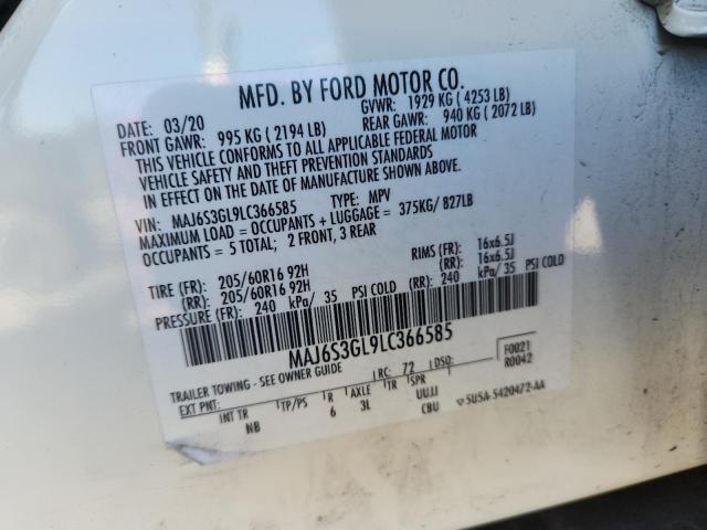 2020 FORD ECOSPORT S #3316160222