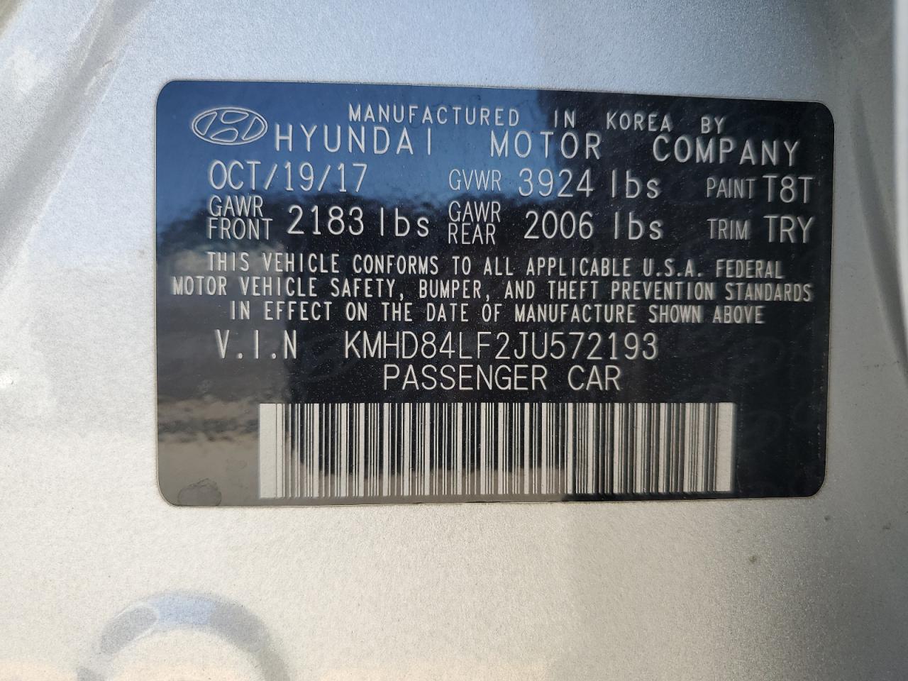 HYUNDAI ELANTRA SEL