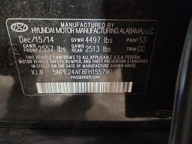 2015 HYUNDAI SONATA SE 5NPE24AF8FH155790