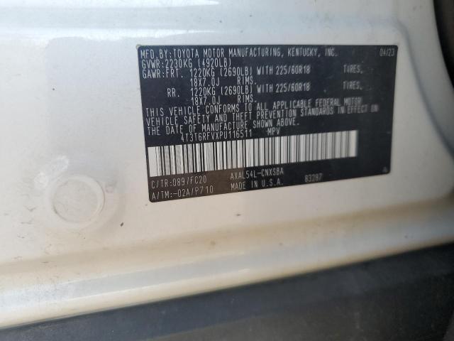 2023 TOYOTA RAV4 SE 4T3T6RFVXPU116511