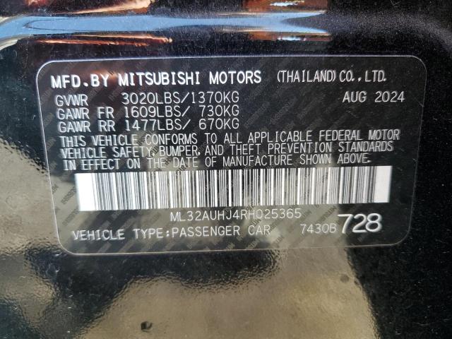 2024 MITSUBISHI MIRAGE ES ML32AUHJ4RH025365