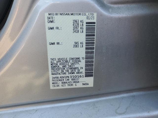 2023 NISSAN ALTIMA SV 1N4BL4DV1PN350561