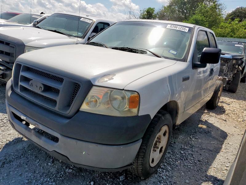 FORD F150 2007 white  gas 1FTRX12W87KC26876 photo #1