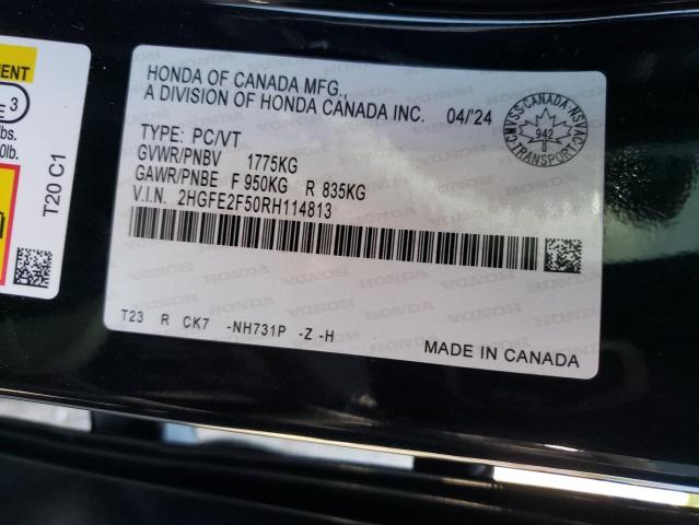 2024 HONDA CIVIC SPOR 2HGFE2F50RH114813