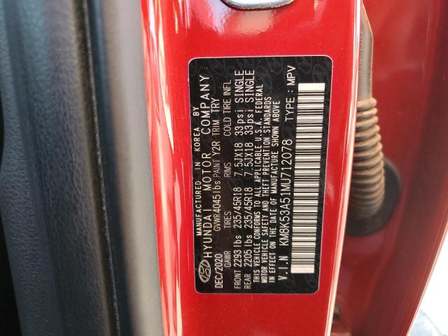 2021 HYUNDAI KONA ULTIM - KM8K53A51MU712078
