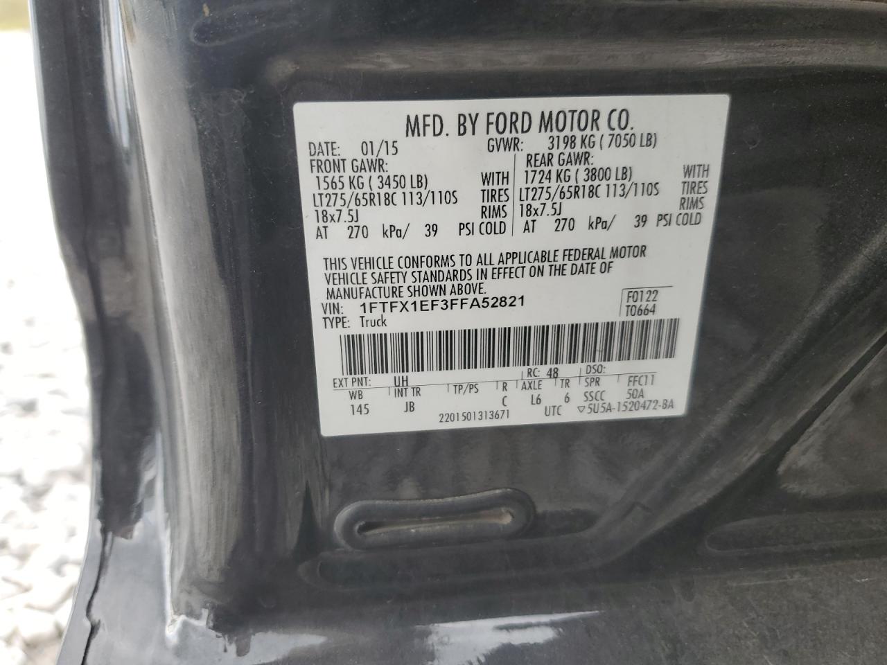 FORD F-150 SUPER CAB