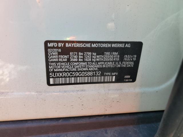 2016 BMW X5 XDRIVE3 5UXKR0C59G0S88132