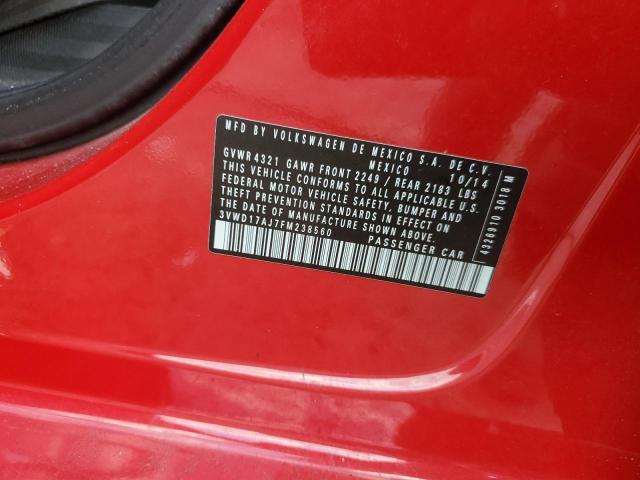 2015 VOLKSWAGEN JETTA SE - 3VWD17AJ7FM238560