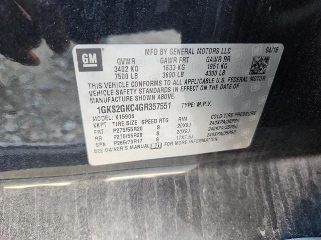 2016 GMC YUKON XL K 1GKS2GKC4GR357551